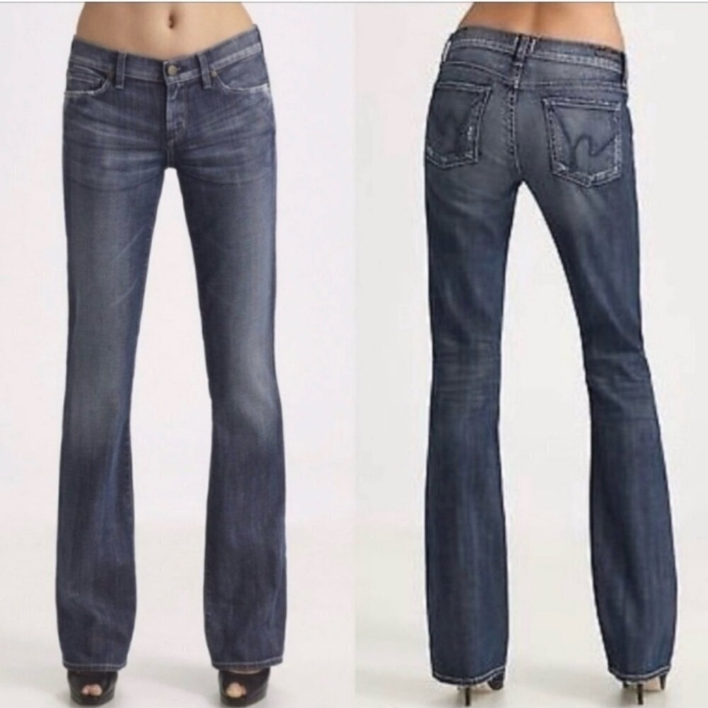 Citizens Of Humanity Women's Boot Cut Jeans - Dark Wash Blue